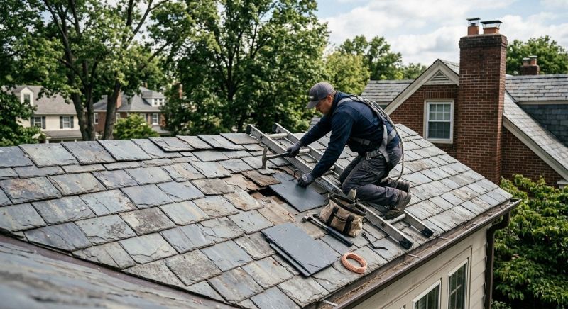 Slate Shingles Repair in Scotrun, PA