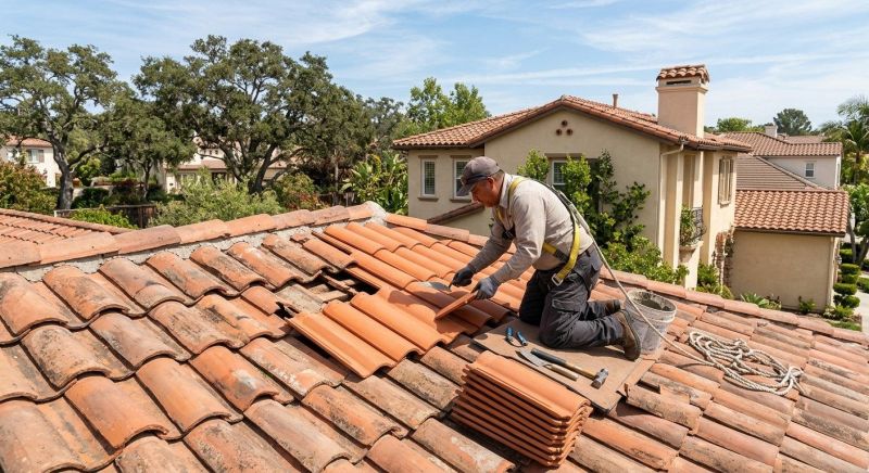 Spanish Tile Roof Repair in Carbon County, PA