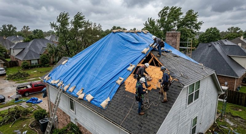 Storm Damage Roof Repair in Alburtis, PA