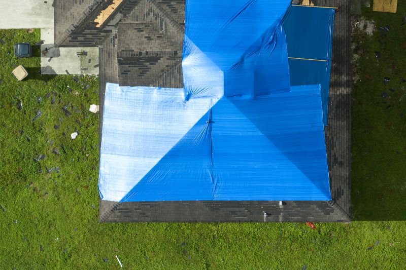 Storm Damage Roof Tarping in Carbon County, PA