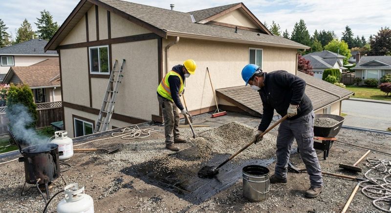 Tar And Gravel Roof Repair in Blakeslee, PA