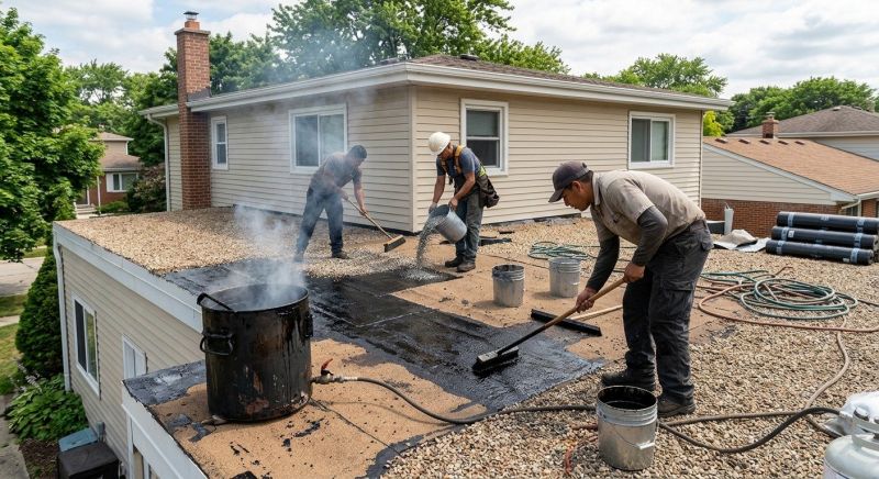 Tar And Gravel Roof Repair in Emmaus, PA