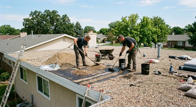Tar And Gravel Roof Repair in Mountain Top, PA