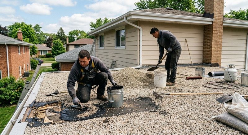 Tar And Gravel Roof Repair in Orwigsburg, PA