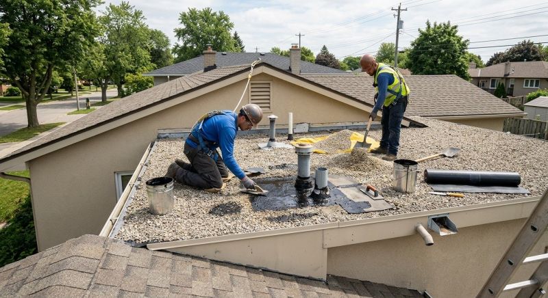Tar And Gravel Roof Repair in Pocono Lake, PA