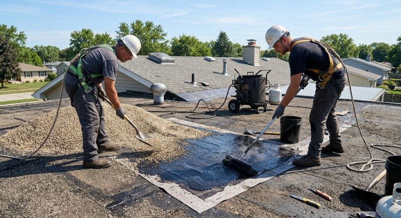 Tar And Gravel Roof Repair in Pocono Manor, PA
