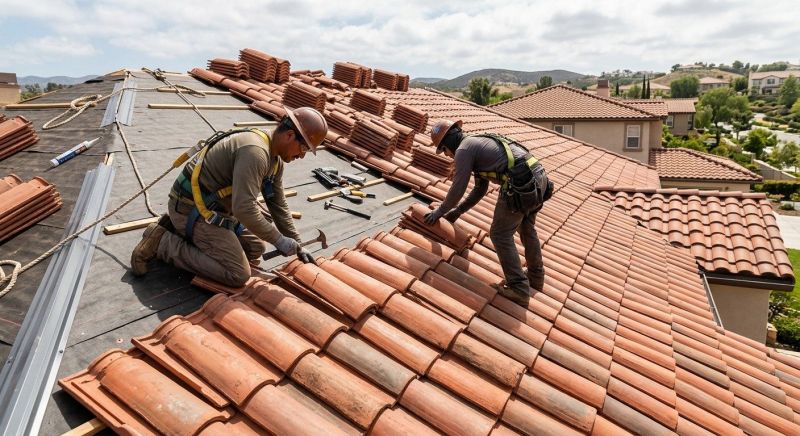 Tile Roof Installation in Mountain Top, PA