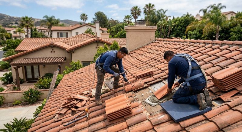 Tile Roof Repair in Hazleton, PA