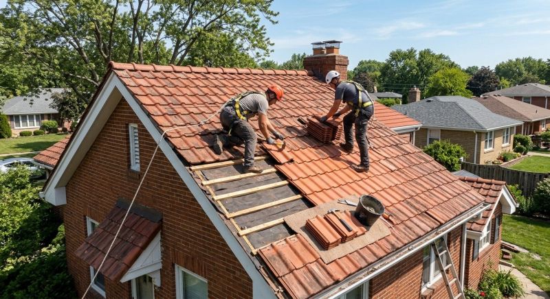 Tile Roof Repair in Macungie, PA