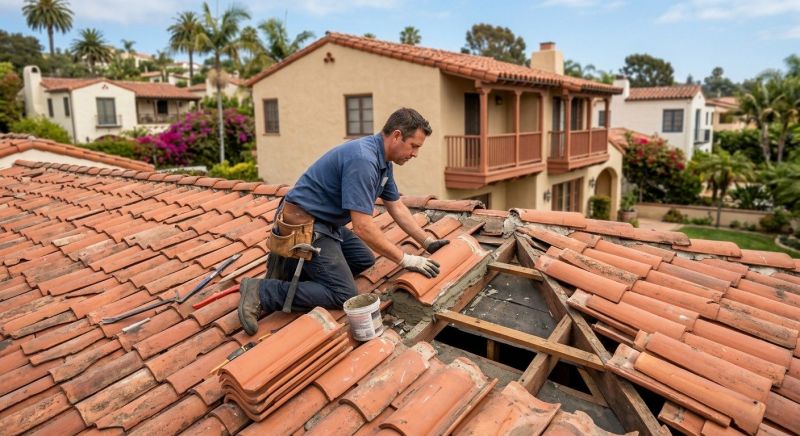 Tile Roof Repair in Mountain Top, PA