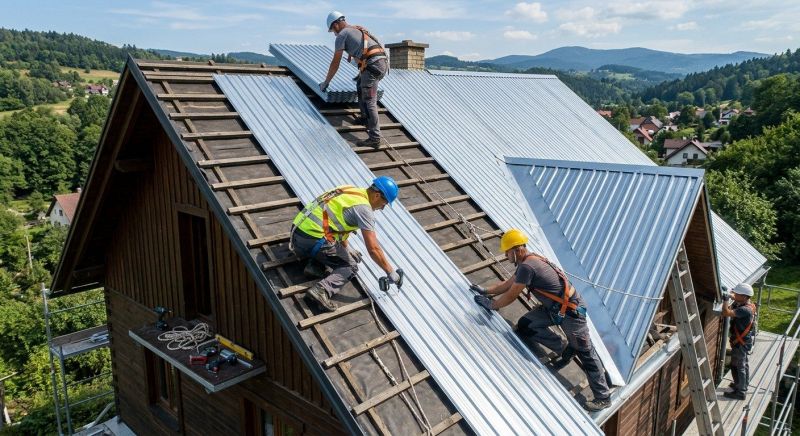 Tin Roof Installation in Pocono Lake, PA