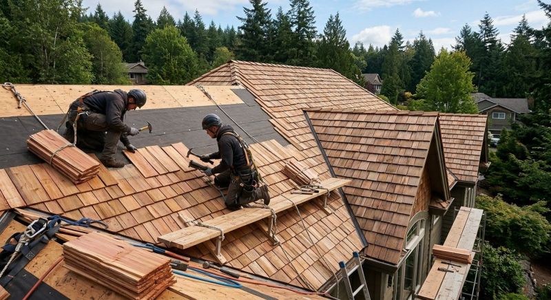 Wood Roofing Installation in Blakeslee, PA