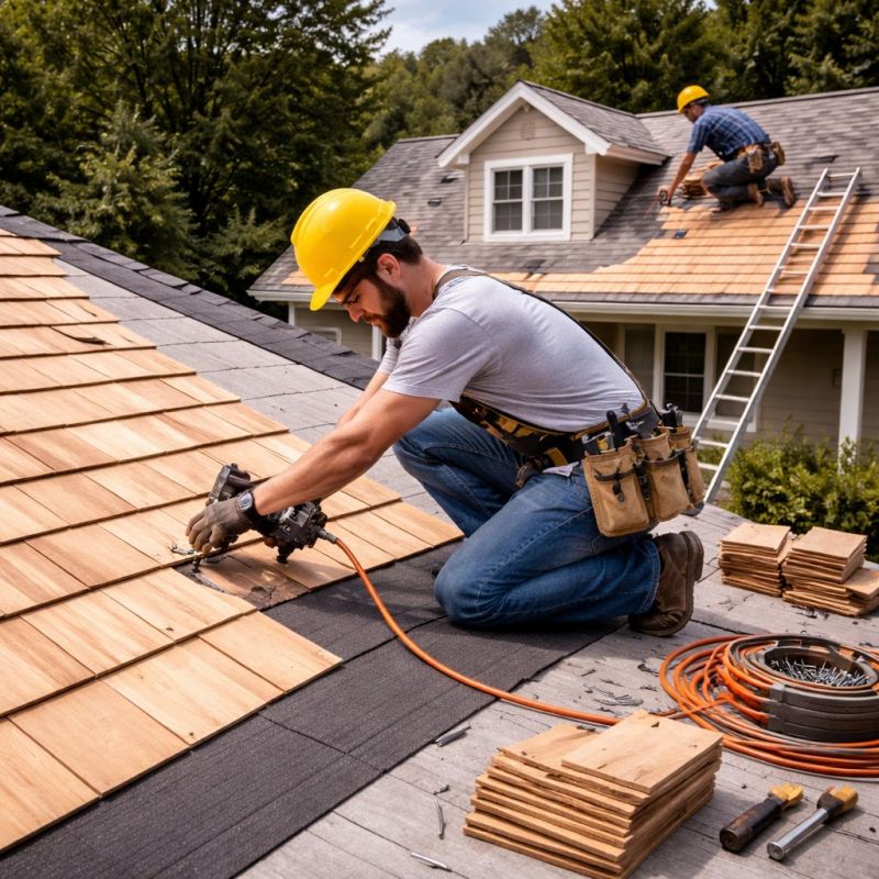 Wood Roofing Installation in Swiftwater, PA