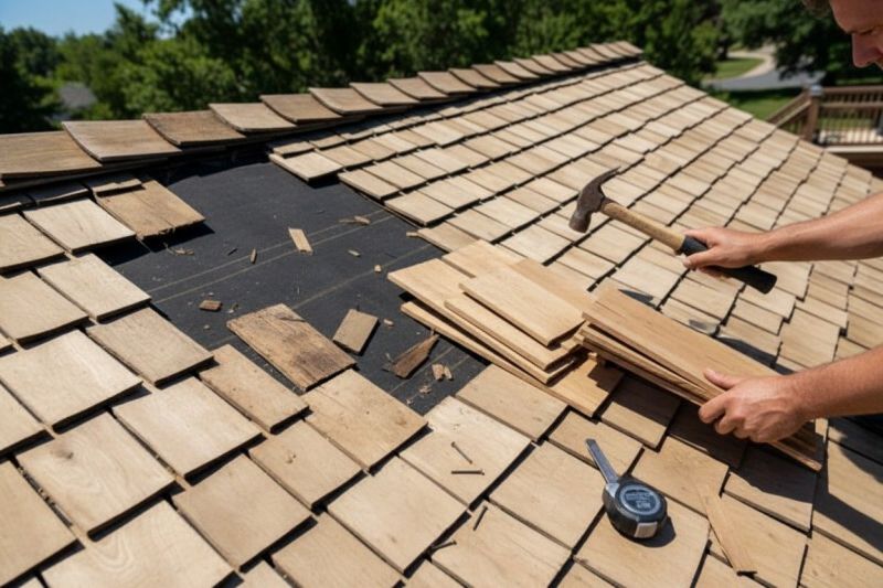 Wood Shake Roof Repair in Alburtis, PA
