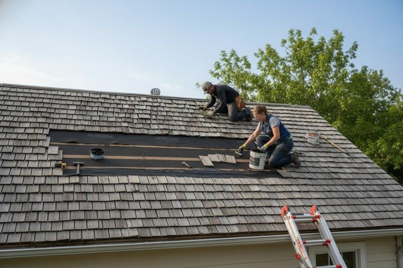 Wood Shake Roof Repair in Blakeslee, PA