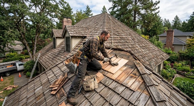 Wood Shake Roof Repair in Orwigsburg, PA
