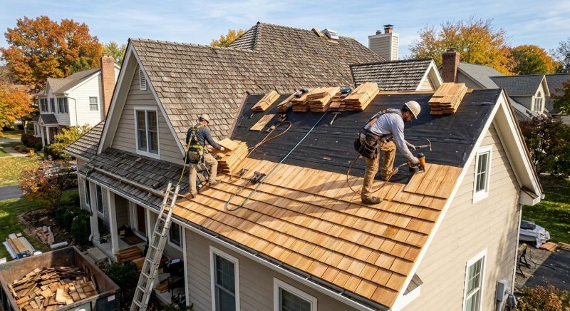 Wood Shake Roof Replacement in Alburtis, PA