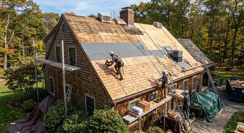 Wood Shingle Roof Replacement in Carbon County, PA