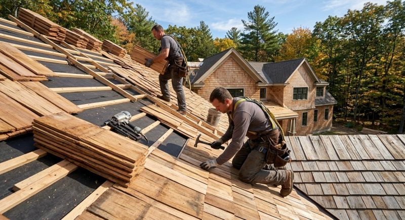 Wooden Roof Installation in Carbon County, PA