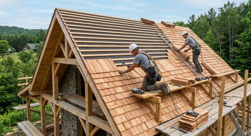 Wooden Roof Installation in Carbon County, PA