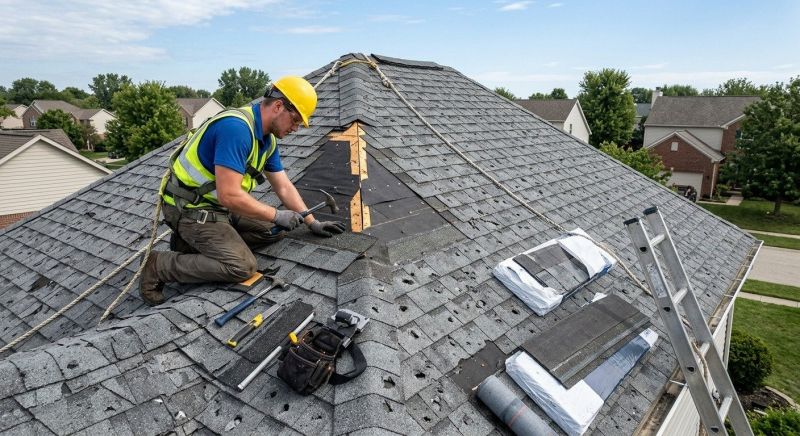 Hail Damage Roof Repair