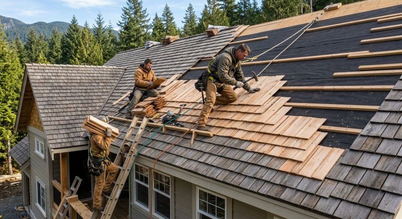 Wood Roofing Installation